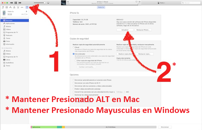 Cómo solucionar el erro 9006 de iTunes en Windows o Mac. (iPhone o iPad)